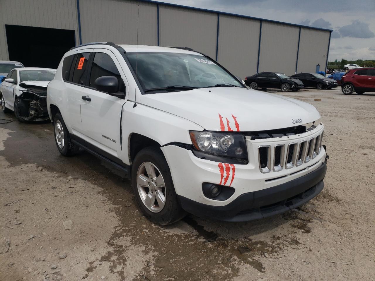 JEEP COMPASS SP 2014 with VIN 1C4NJCBA8ED587171 - Photo from auction