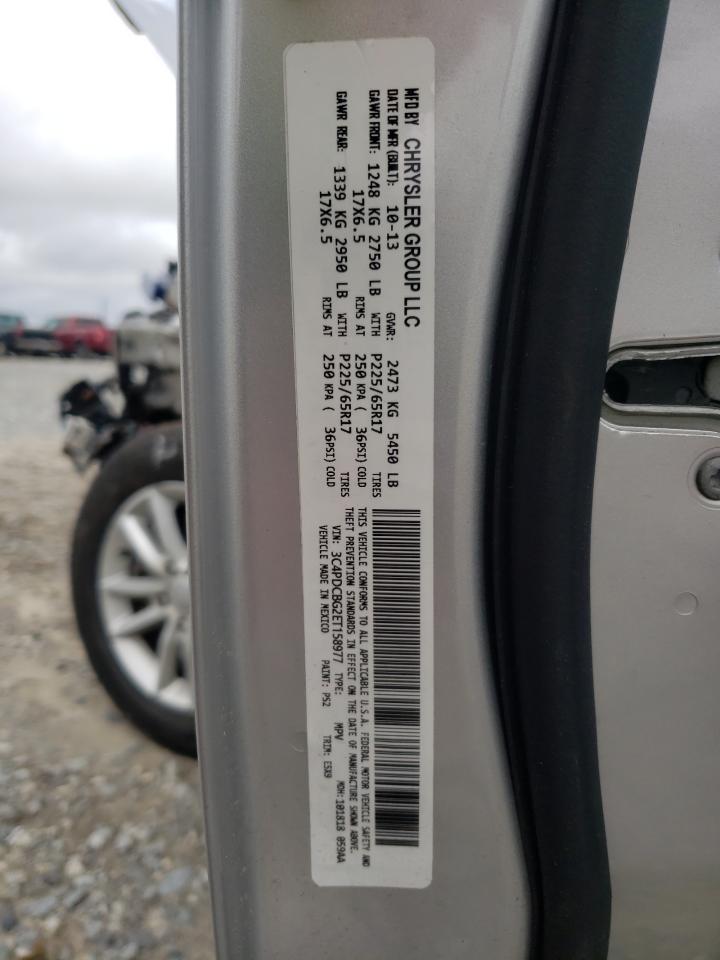 Photo 10 from auction – 2014 DODGE JOURNEY SX with VIN 3C4PDCBG2ET158977
