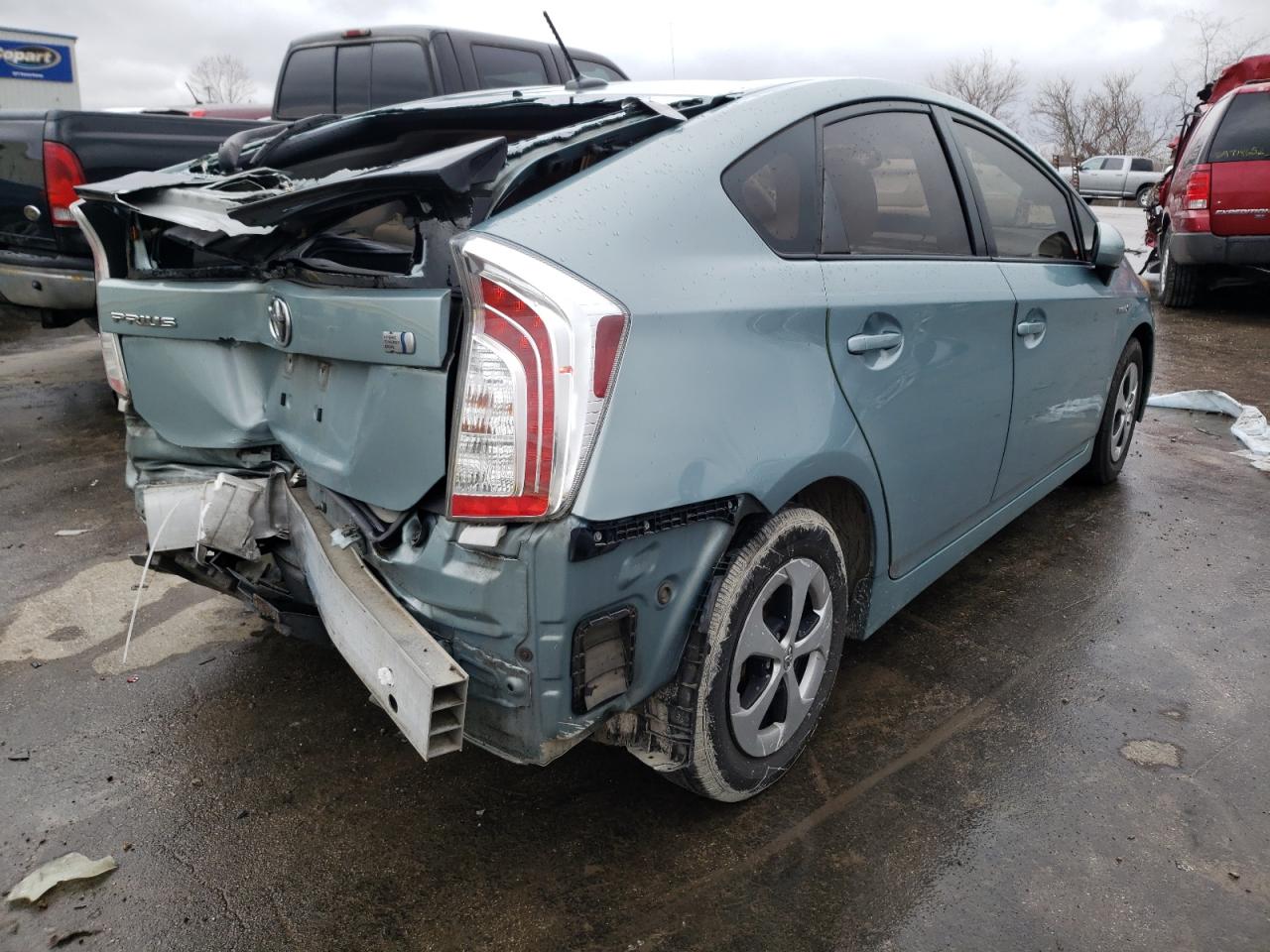 Photo 4 from auction – 2012 TOYOTA PRIUS with VIN JTDKN3DU5C5397477