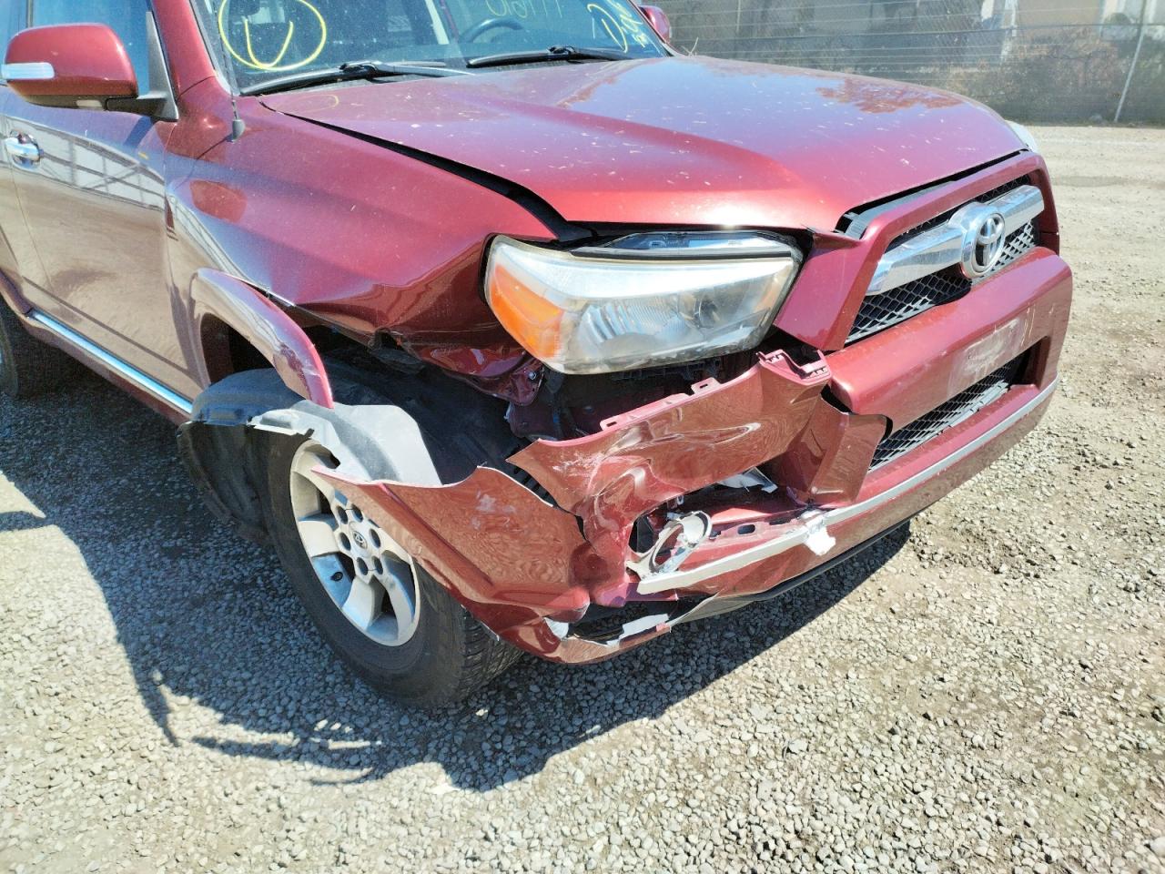 Photo 9 from auction – 2012 TOYOTA 4RUNNER SR with VIN JTEZU5JR1C5034411