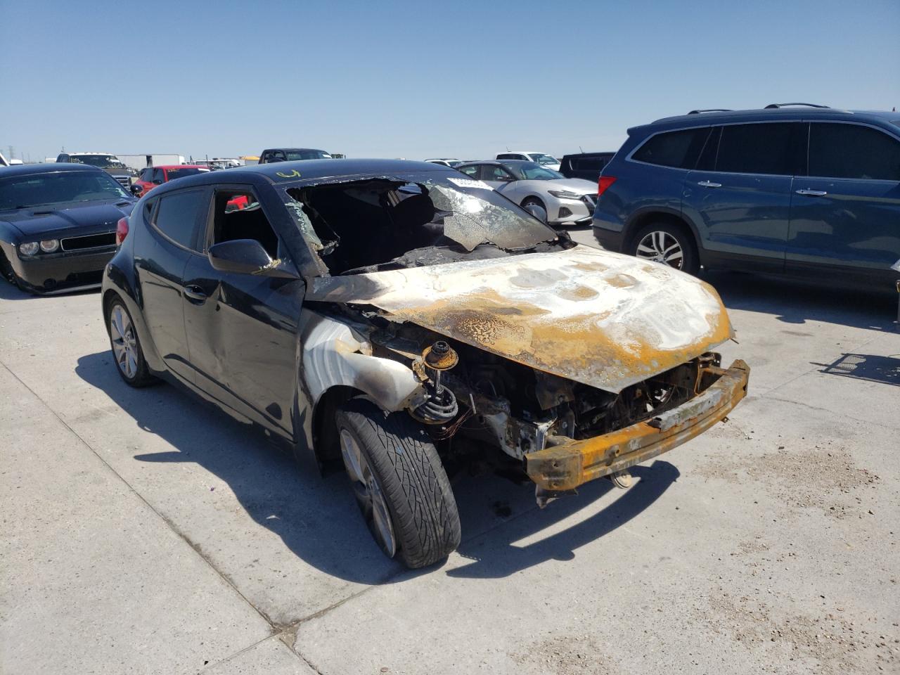 HYUNDAI VELOSTER 2017 with VIN KMHTC6AD9HU310947 - Photo from auction