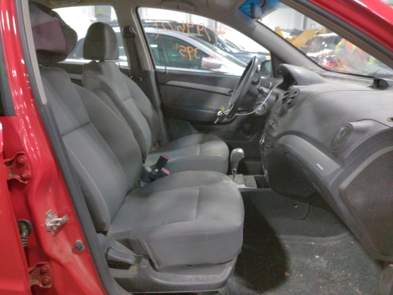 Photo 5 from auction – 2009 CHEVROLET AVEO LS with VIN KL1TD56E19B631236