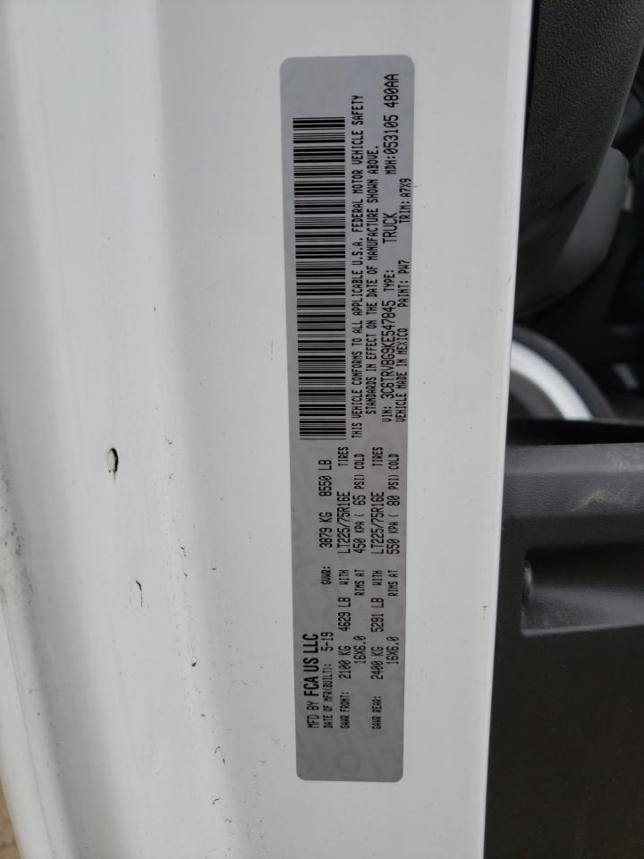 Photo 10 from auction – 2019 RAM PROMASTER with VIN 3C6TRVBG9KE547845