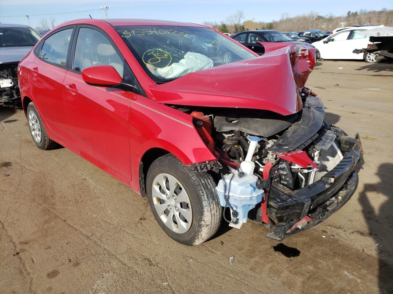 Photo 1 from auction – 2016 HYUNDAI ACCENT SE with VIN KMHCT4AE0GU125388
