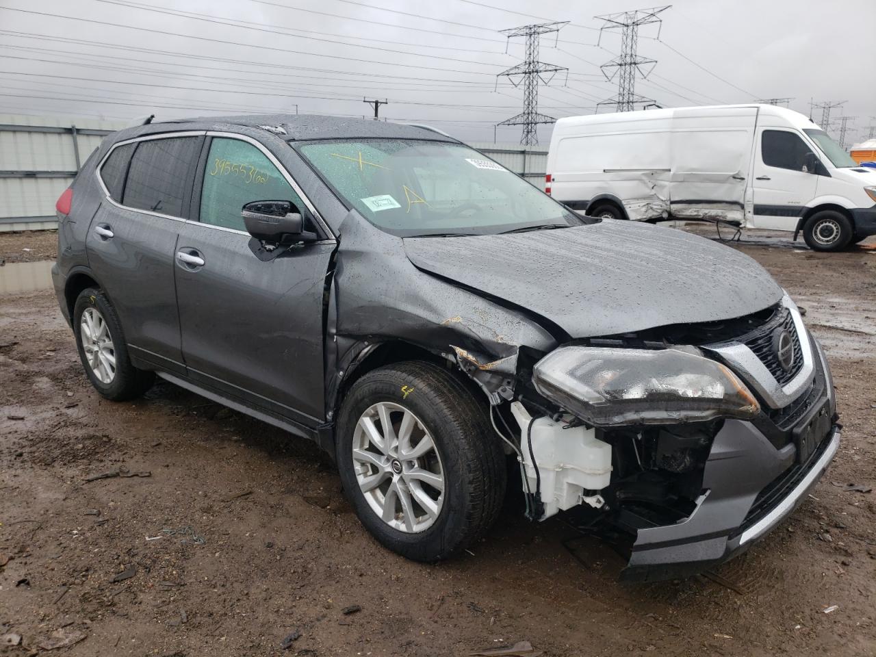 NISSAN ROGUE S 2018 with VIN 5N1AT2MT1JC764575 - Photo from auction