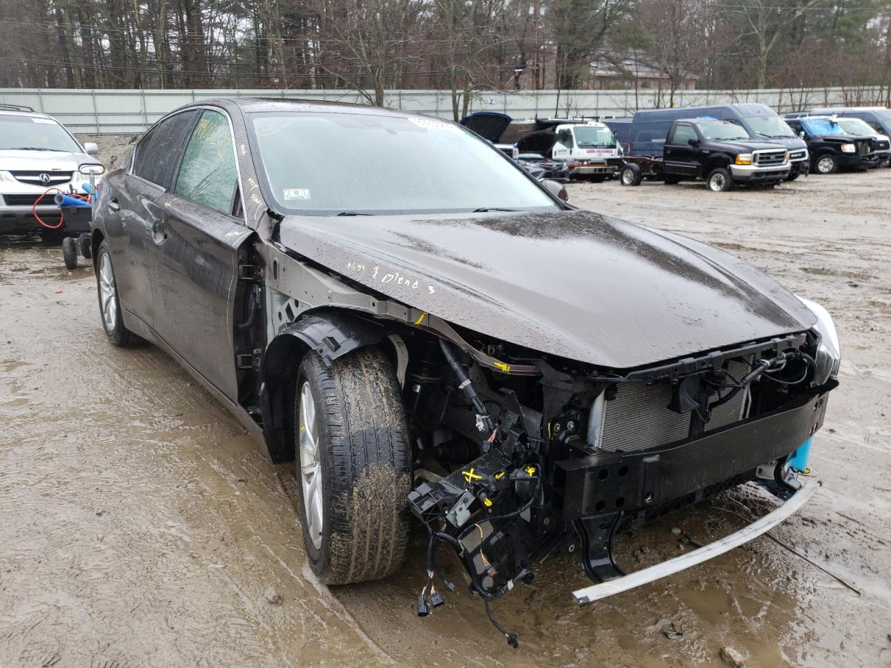 Photo 1 from auction – 2015 INFINITI Q50 BASE with VIN JN1BV7AR8FM399308