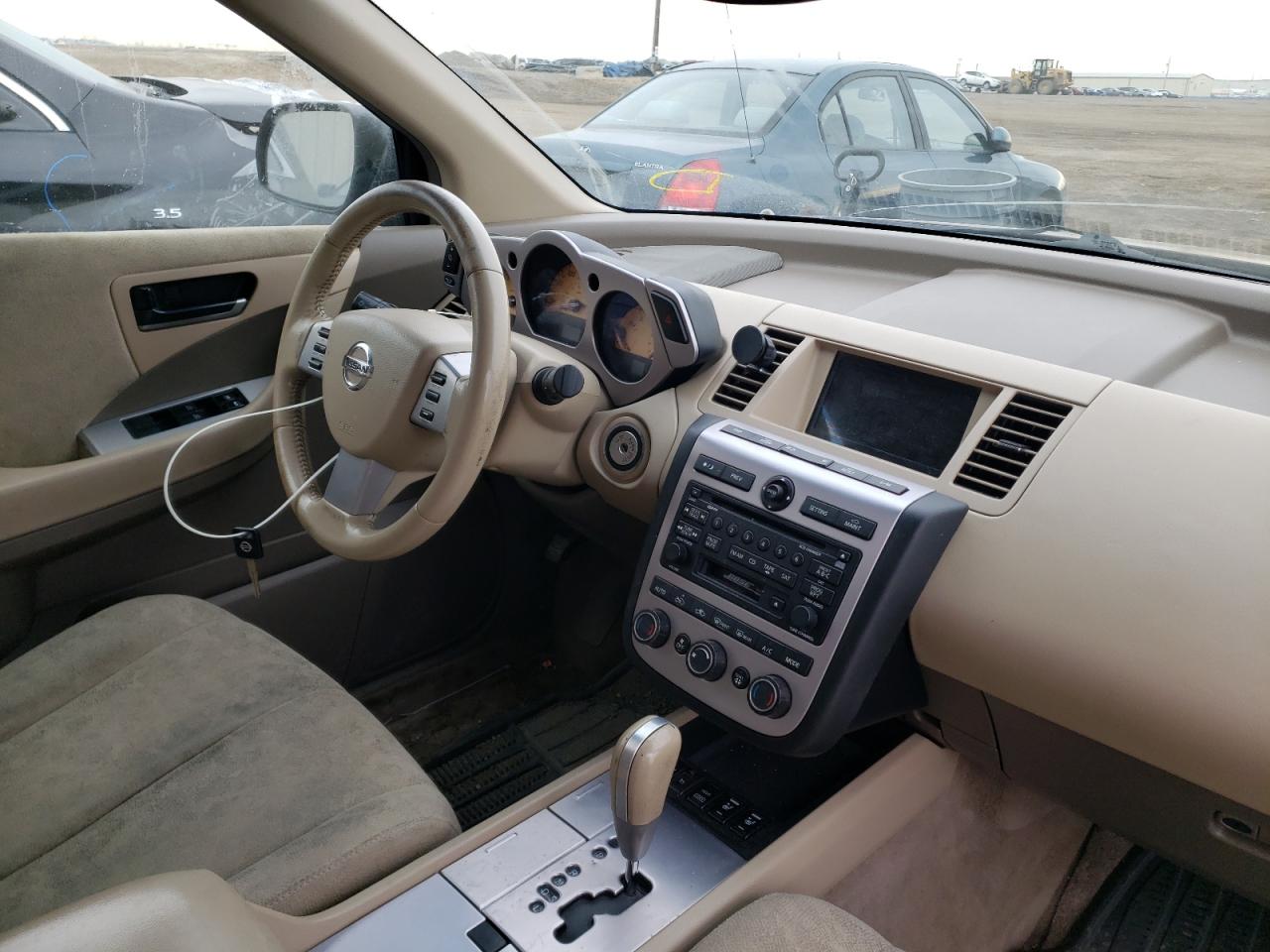 Photo 9 from auction – 2005 NISSAN MURANO SL with VIN JN8AZ08W95W409481