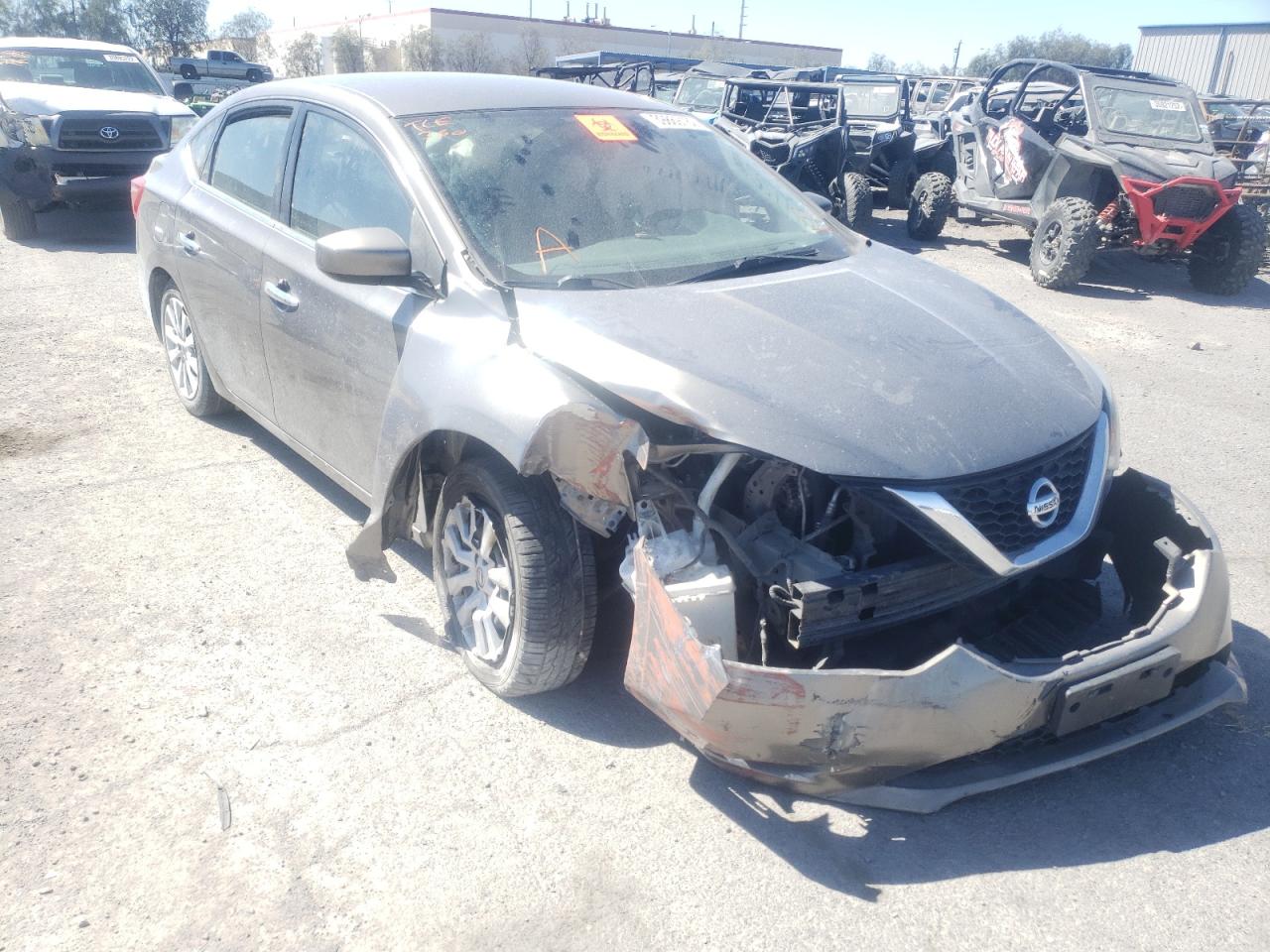 NISSAN SENTRA S 2016 with VIN 3N1AB7AP2GL647602 - Photo from auction