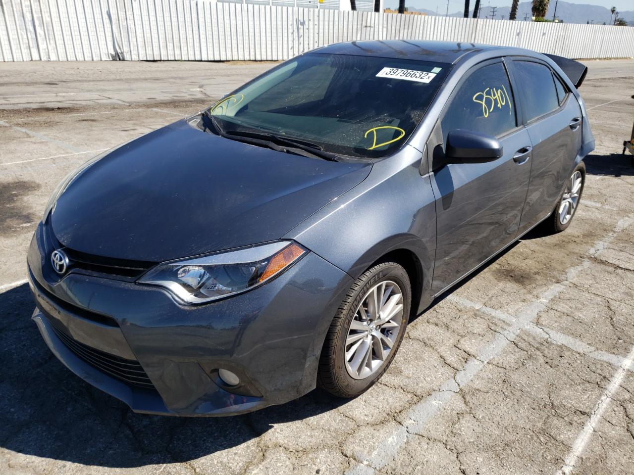 Photo 2 from auction – 2015 TOYOTA COROLLA L with VIN 5YFBURHE5FP249538