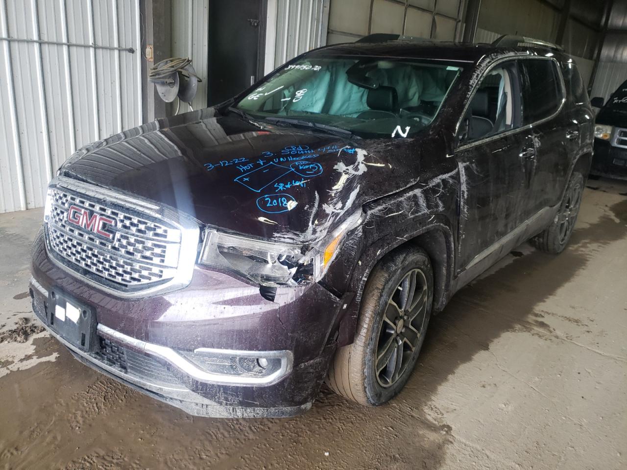Photo 2 from auction – 2018 GMC ACADIA DEN with VIN 1GKKNXLS2JZ148734