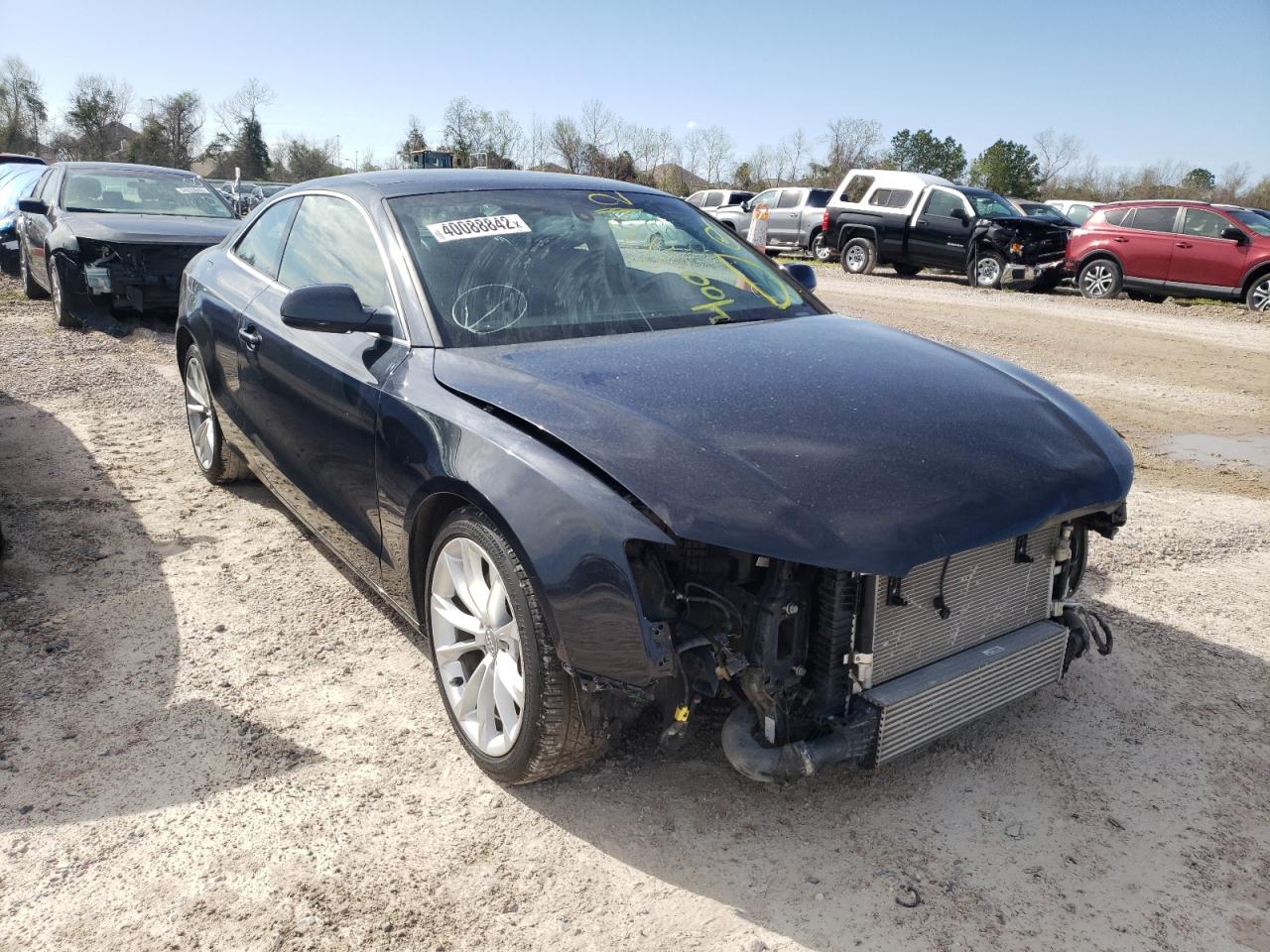 AUDI A5 PREMIUM 2013 with VIN WAULFAFR0DA042933 - Photo from auction