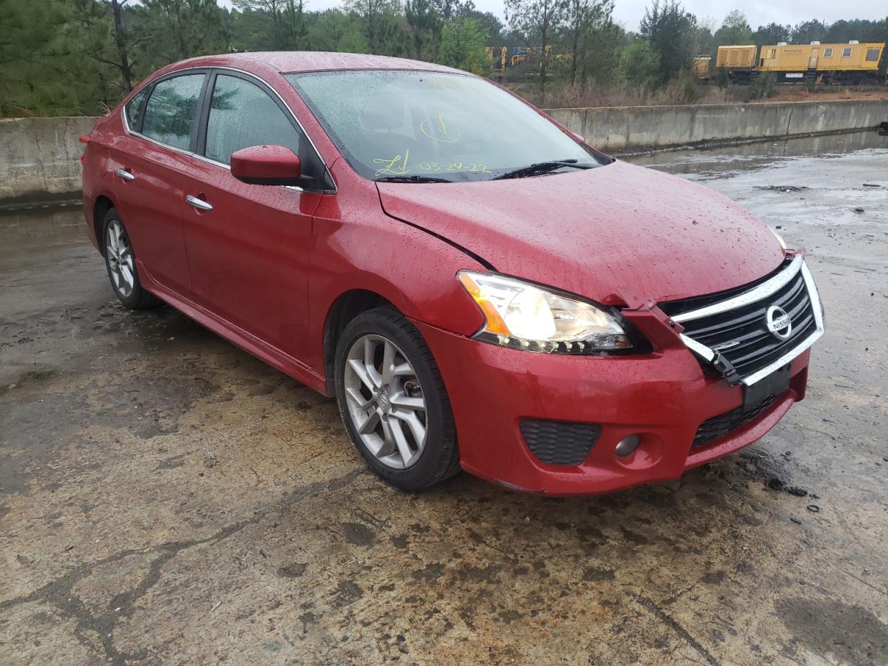 NISSAN SENTRA S 2014 with VIN 3N1AB7AP8EL651599 - Photo from auction