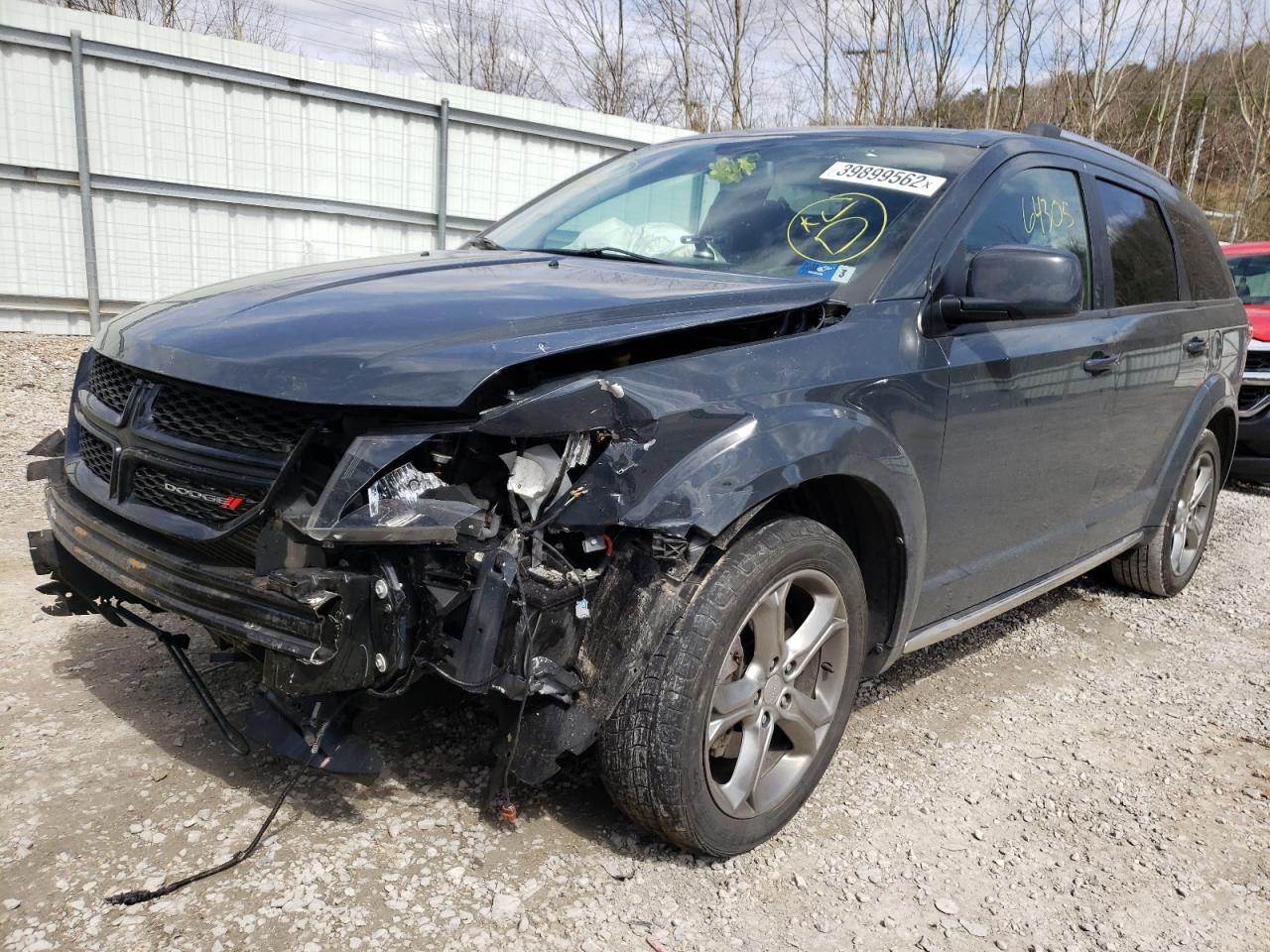 Photo 2 from auction – 2017 DODGE JOURNEY CR with VIN 3C4PDCGB7HT599991