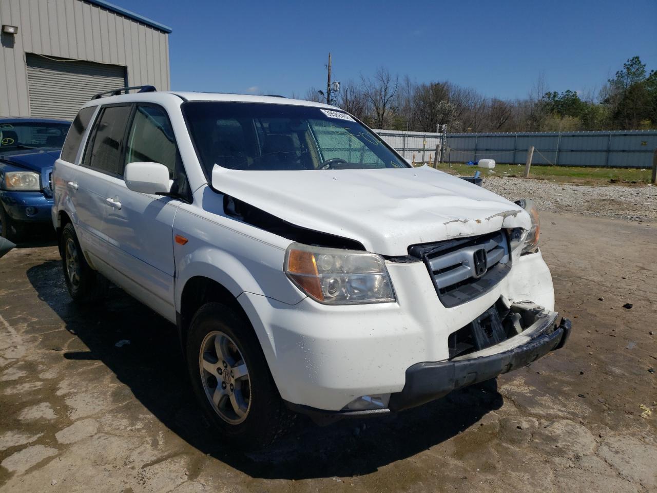 HONDA PILOT EXL 2007 with VIN 5FNYF28507B034559 - Photo from auction