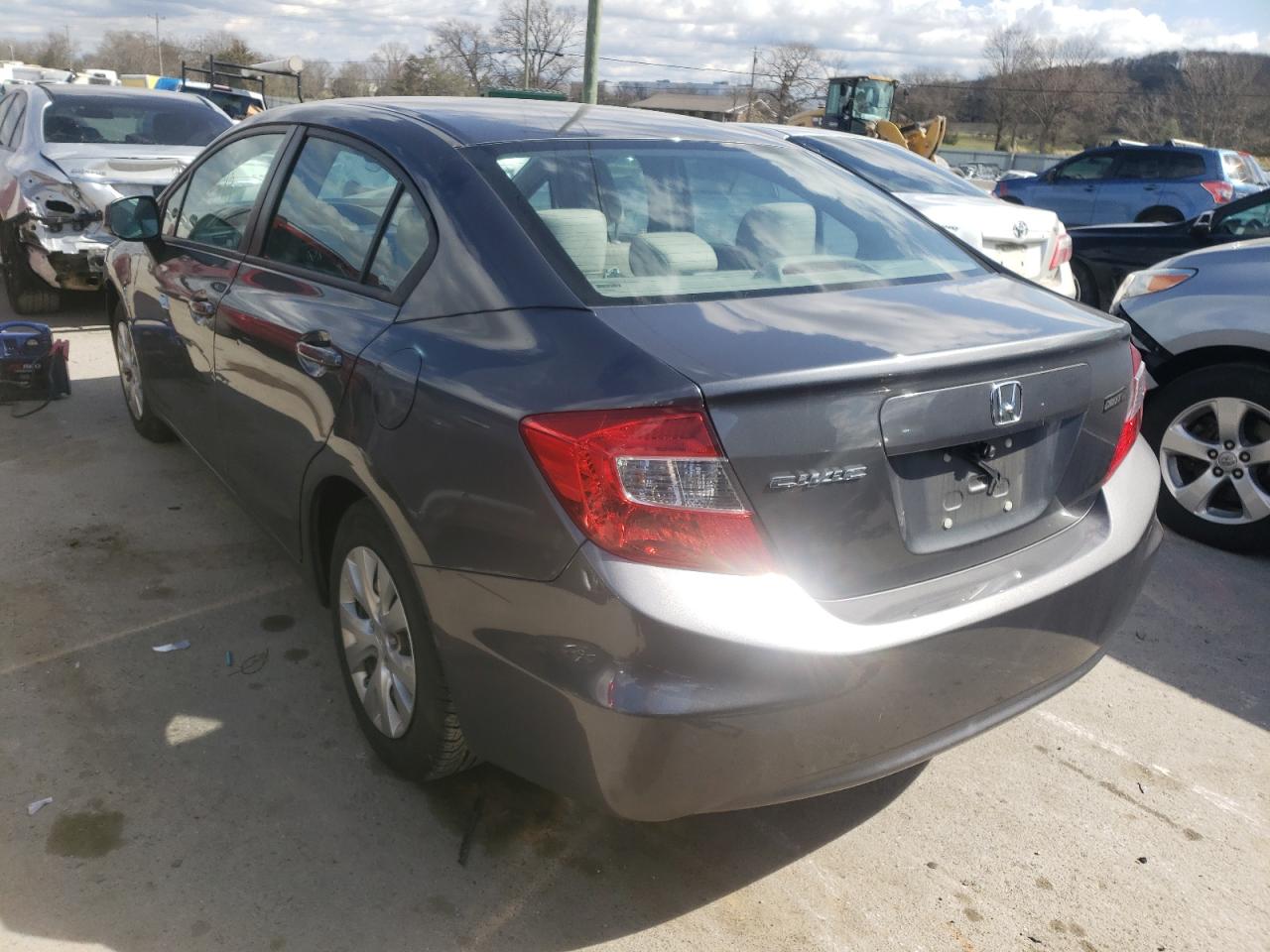 Photo 3 from auction – 2012 HONDA CIVIC LX with VIN 19XFB2F51CE098406