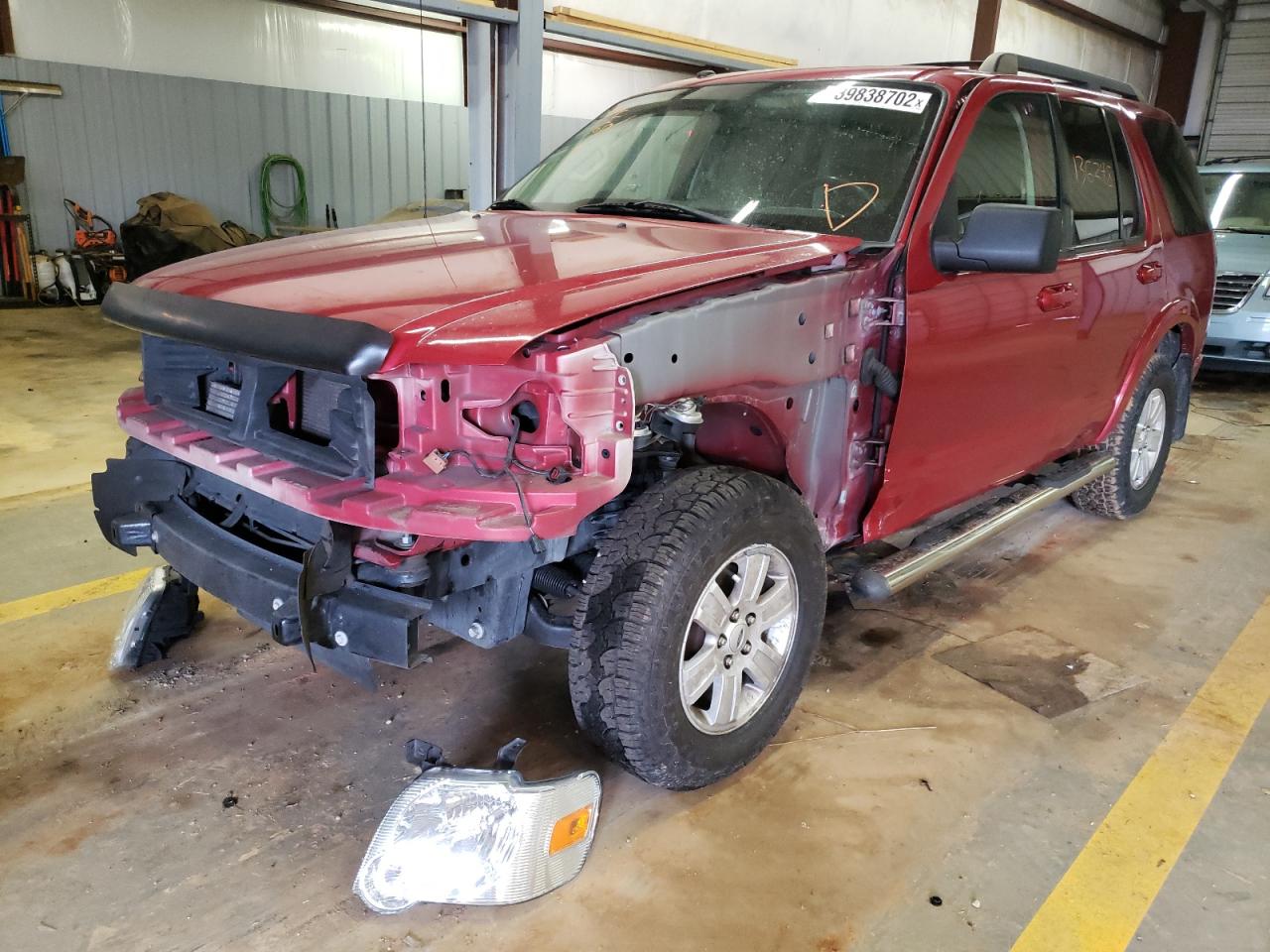 Photo 9 from auction – 2010 FORD EXPLORER X with VIN 1FMEU7DE3AUB15996