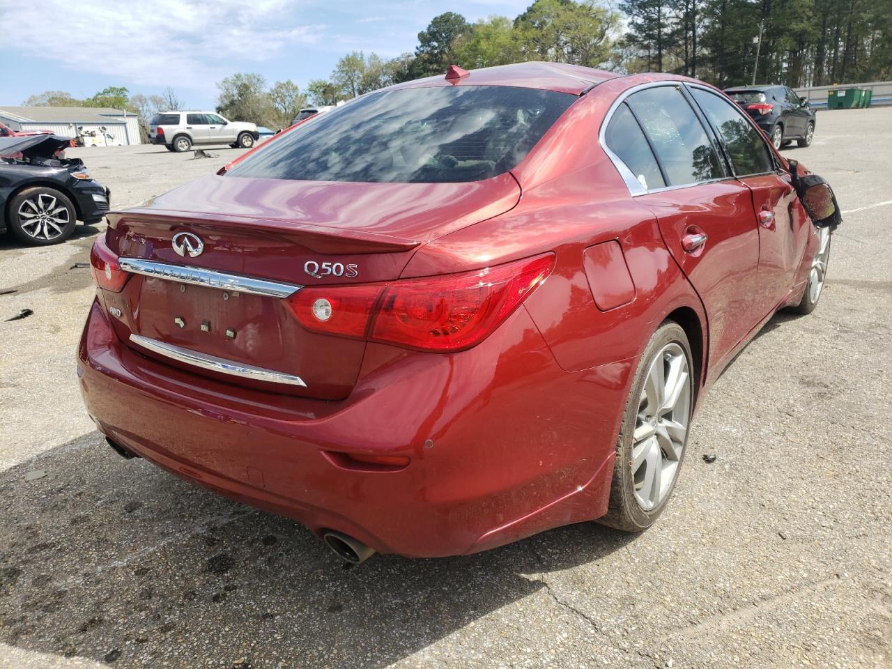 Photo 4 from auction – 2014 INFINITI Q50 BASE with VIN JN1BV7AR3EM701280