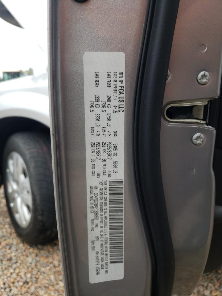 Photo 10 from auction – 2015 DODGE JOURNEY SE with VIN 3C4PDCAB4FT688651
