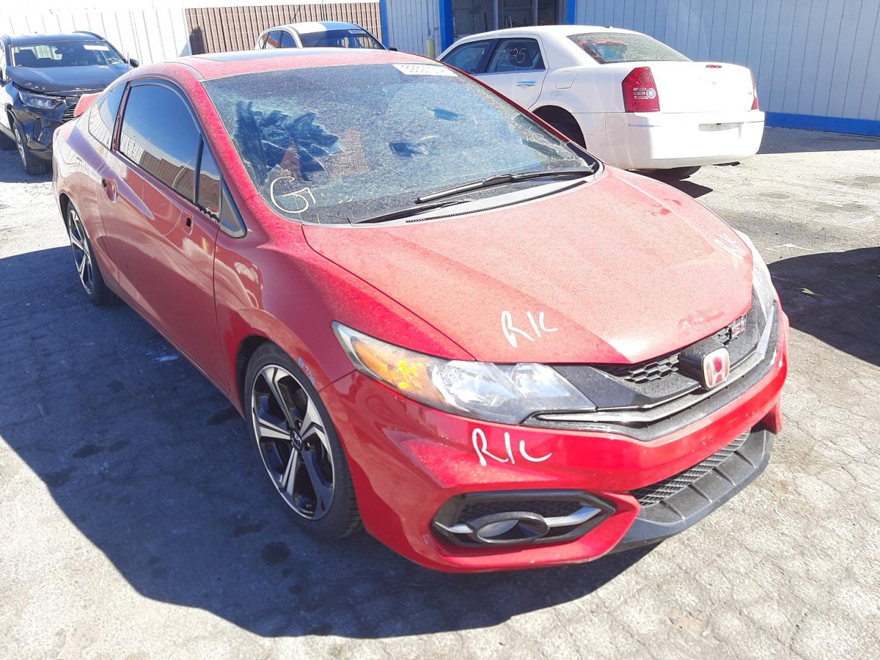 HONDA CIVIC SI 2015 with VIN 2HGFG4A54FH702139 - Photo from auction