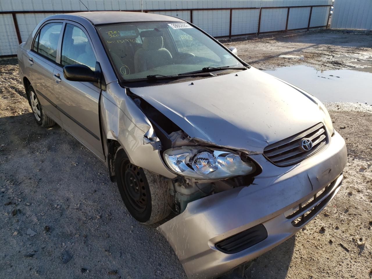 Photo 1 from auction – 2003 TOYOTA COROLLA CE with VIN 1NXBR32E23Z137930