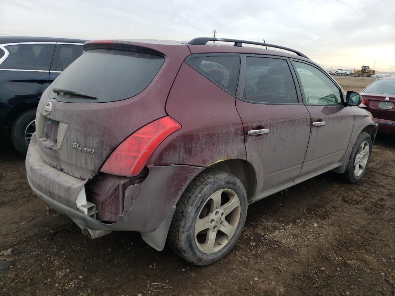 Photo 4 from auction – 2005 NISSAN MURANO SL with VIN JN8AZ08W95W409481