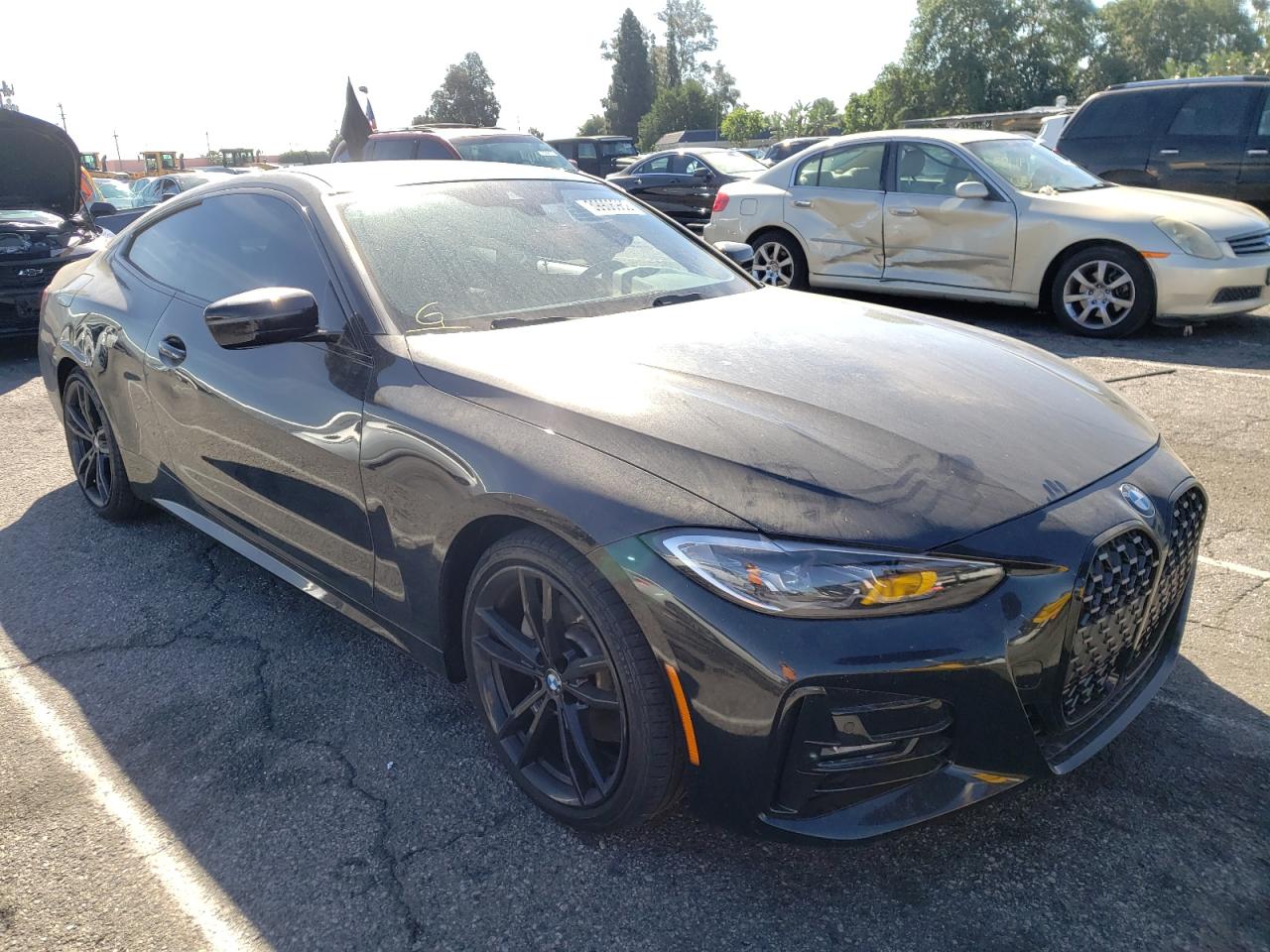 BMW 430I 2021 with VIN WBA53AP01MCG10681 - Photo from auction