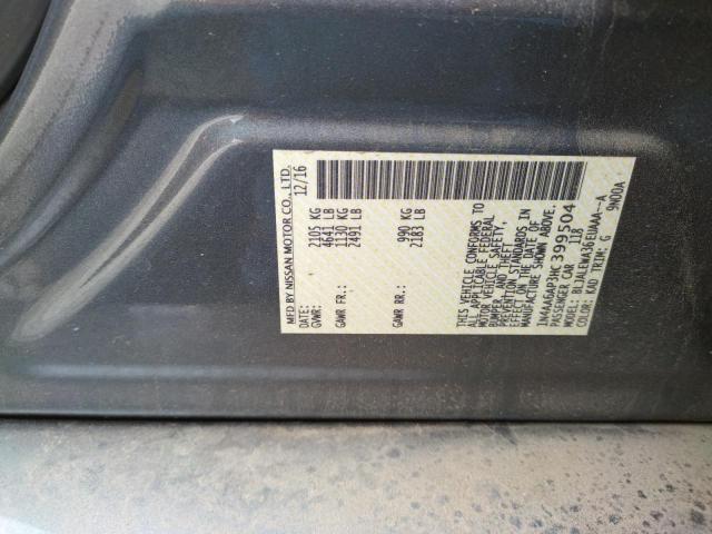 Photo 10 from auction – 2017 NISSAN MAXIMA 3.5 with VIN 1N4AA6AP3HC399504
