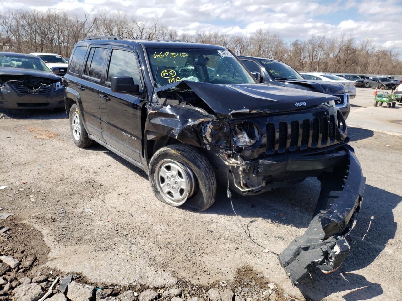 JEEP PATRIOT SP 2016 with VIN 1C4NJPBA0GD669342 - Photo from auction
