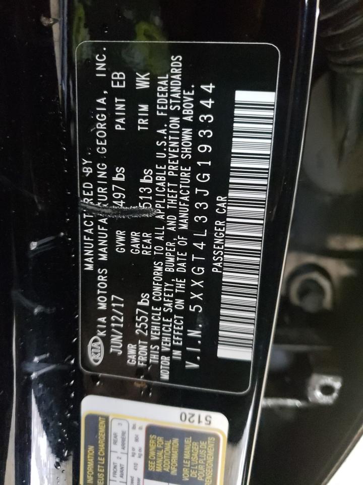 Photo 10 from auction – 2018 KIA OPTIMA LX with VIN 5XXGT4L33JG193344