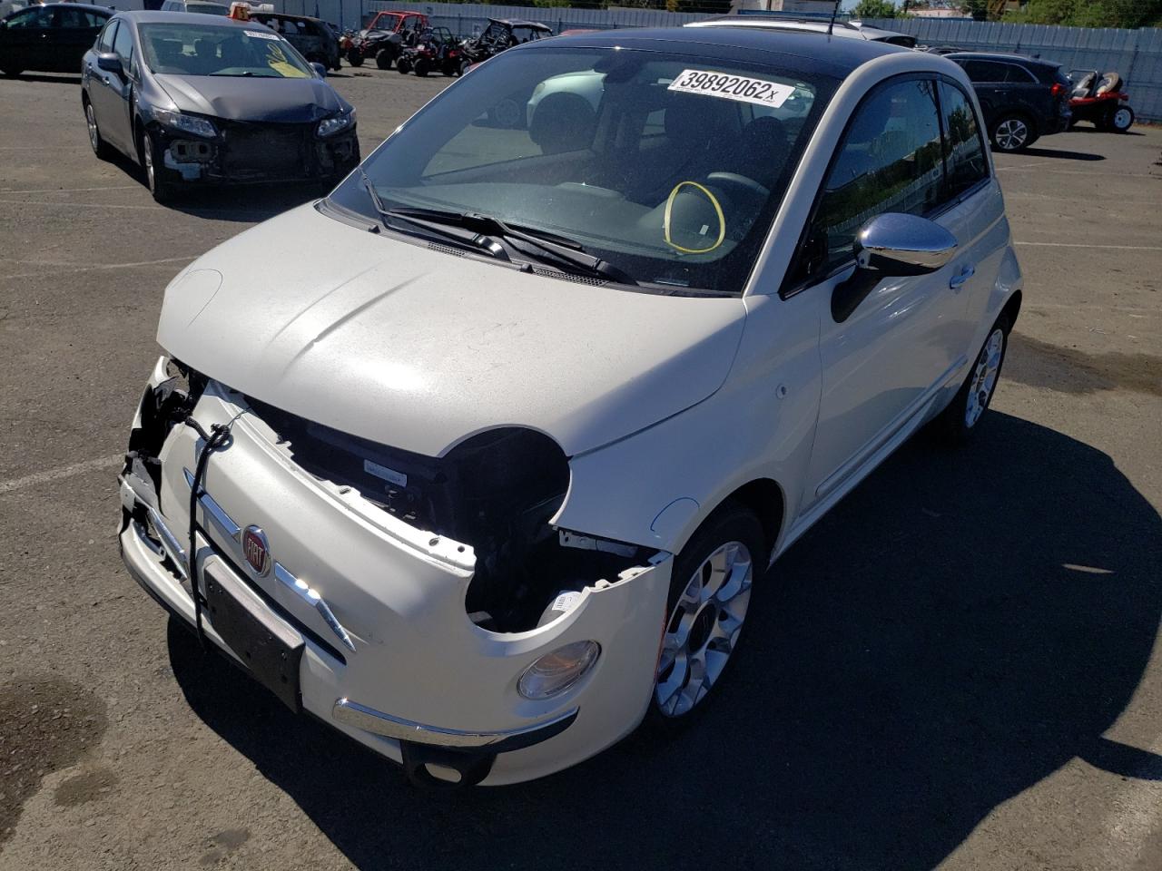 Photo 2 from auction – 2016 FIAT 500 LOUNGE with VIN 3C3CFFCR3GT134687