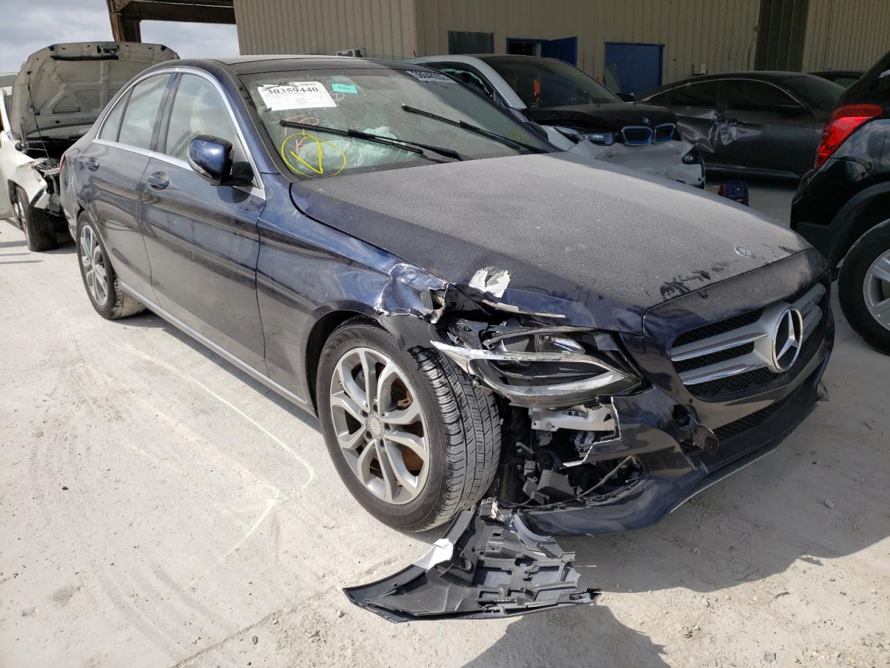 MERCEDES-BENZ C 300 2016 with VIN WDDWF4JB2GR166032 - Photo from auction