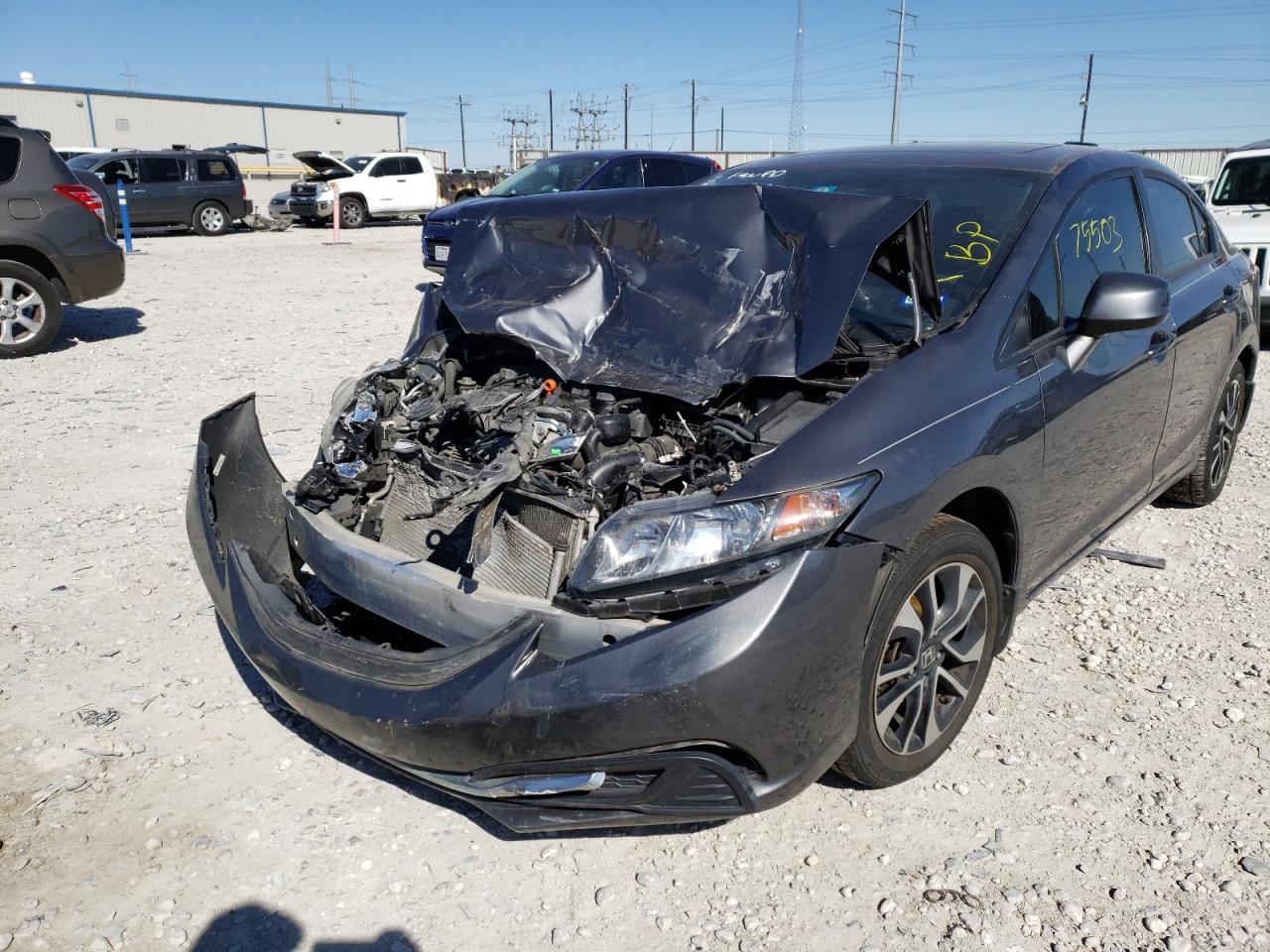 Photo 2 from auction – 2013 HONDA CIVIC EX with VIN 19XFB2F87DE052669