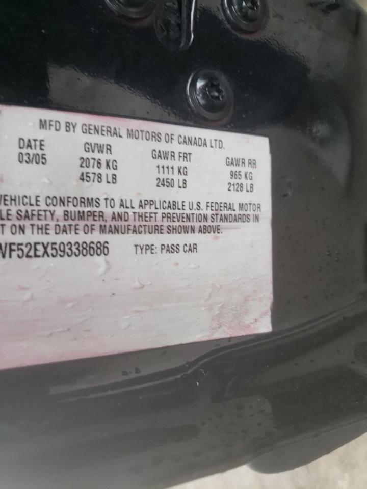 Photo 10 from auction – 2005 CHEVROLET IMPALA with VIN 2G1WF52EX59338686