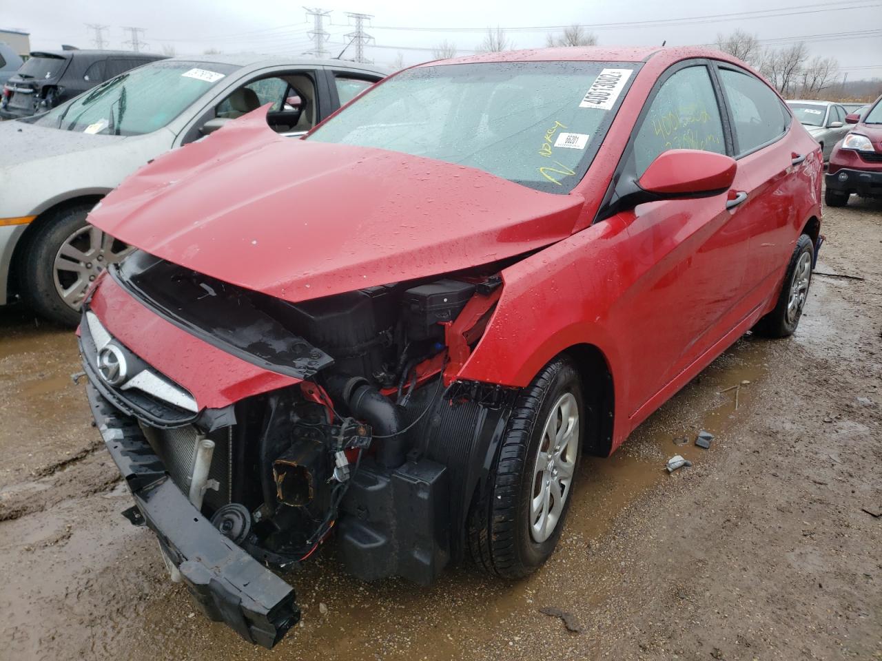 Photo 2 from auction – 2012 HYUNDAI ACCENT GLS with VIN KMHCT4AE4CU048101