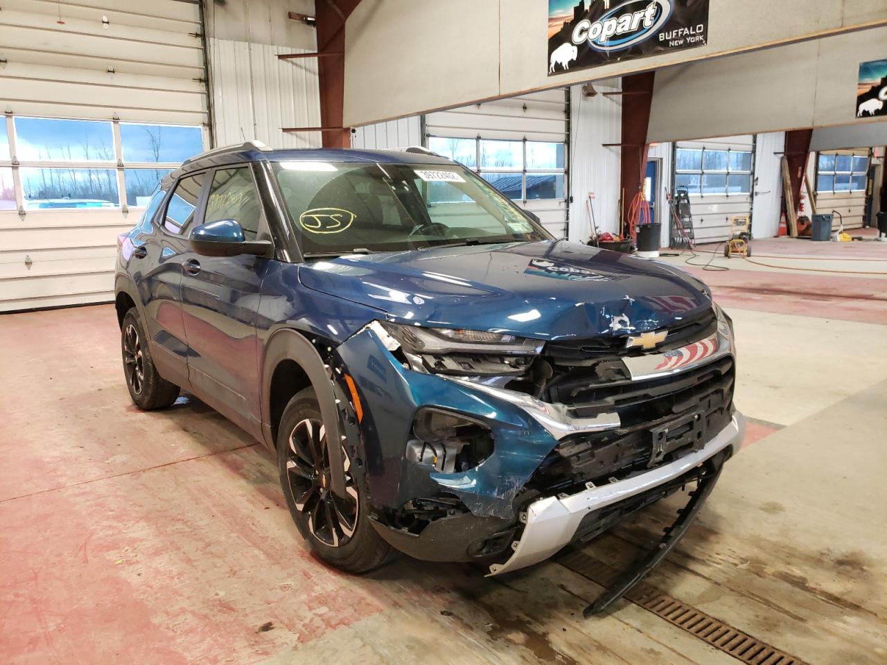 CHEVROLET TRAILBLAZE 2021 with VIN KL79MRSL7MB031356 - Photo from auction