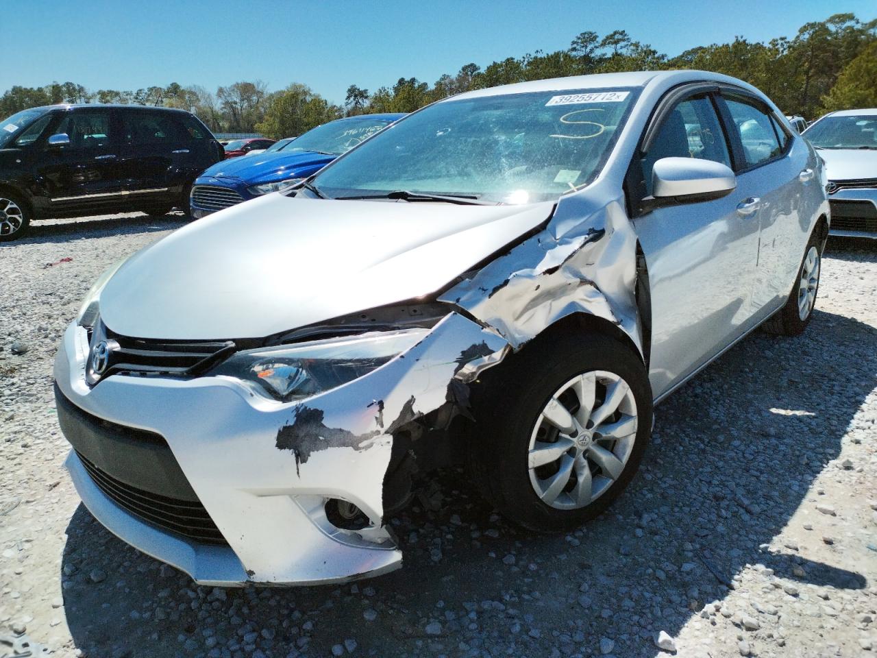 Photo 2 from auction – 2015 TOYOTA COROLLA L with VIN 2T1BURHE7FC334168