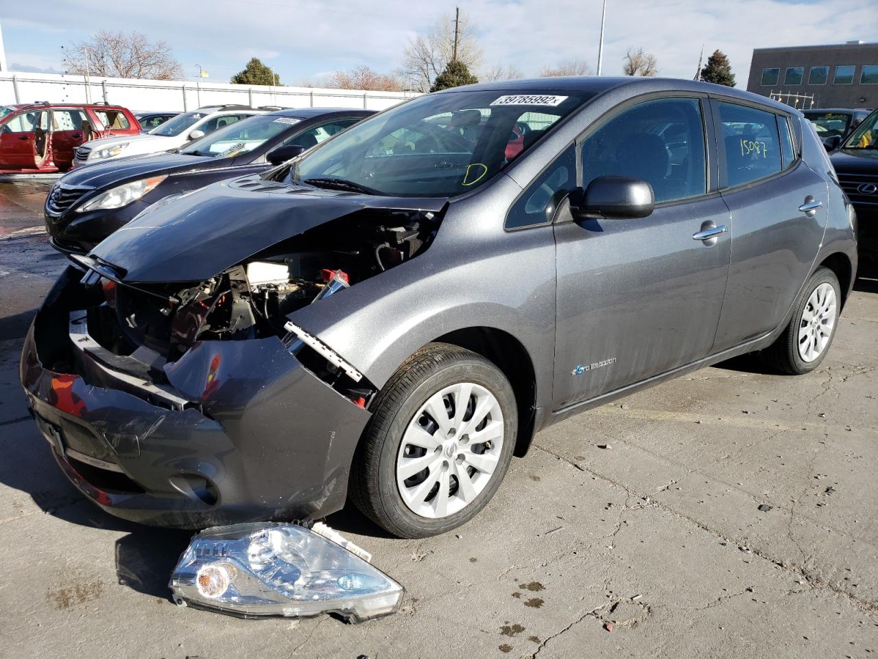 Photo 2 from auction – 2017 NISSAN LEAF S with VIN 1N4BZ0CPXHC306081