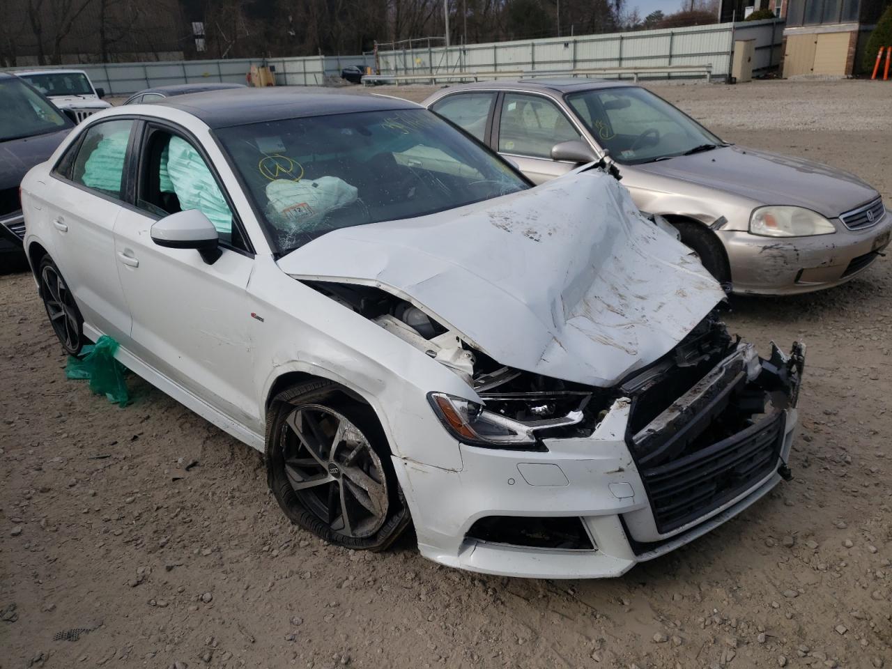AUDI A3 S-LINE 2020 with VIN WAUBEGFF0LA105745 - Photo from auction