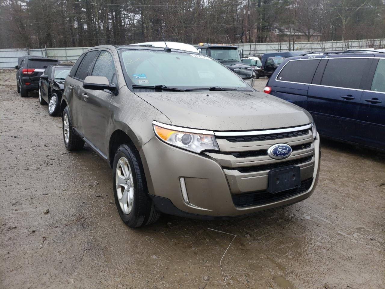 FORD EDGE SEL 2013 with VIN 2FMDK4JCXDBA56345 - Photo from auction