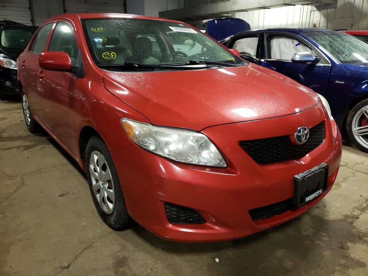 TOYOTA COROLLA BA 2010 with VIN 2T1BU4EE9AC386806 - Photo from auction