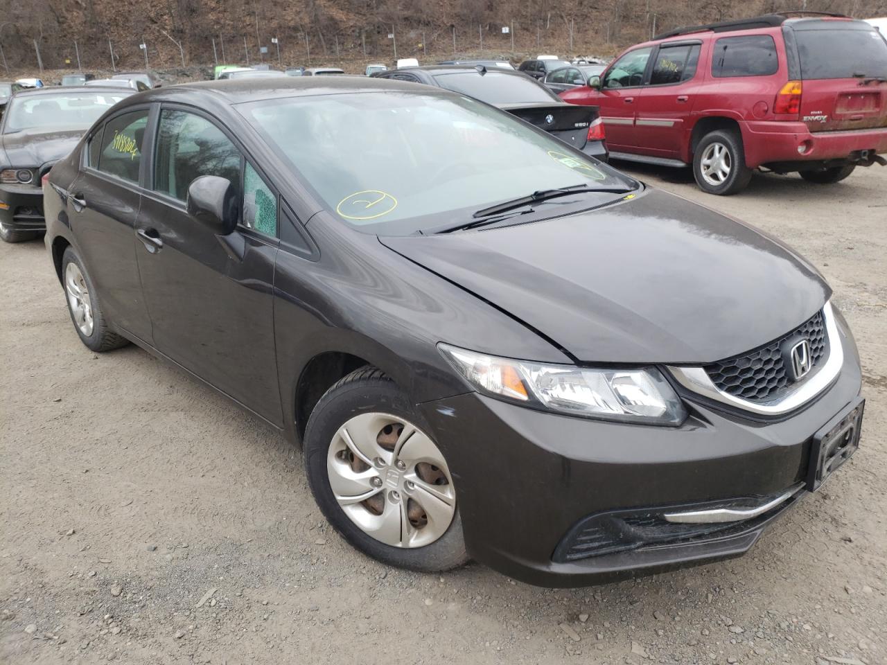 Photo 1 from auction – 2013 HONDA CIVIC LX with VIN 2HGFB2F50DH567802