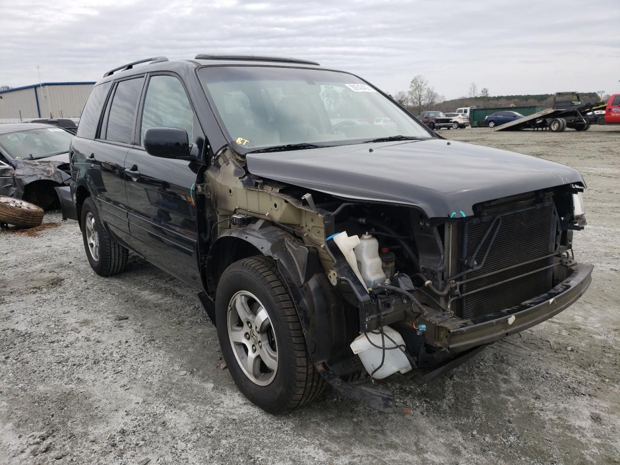 HONDA PILOT EXL 2008 with VIN 5FNYF28528B029378 - Photo from auction