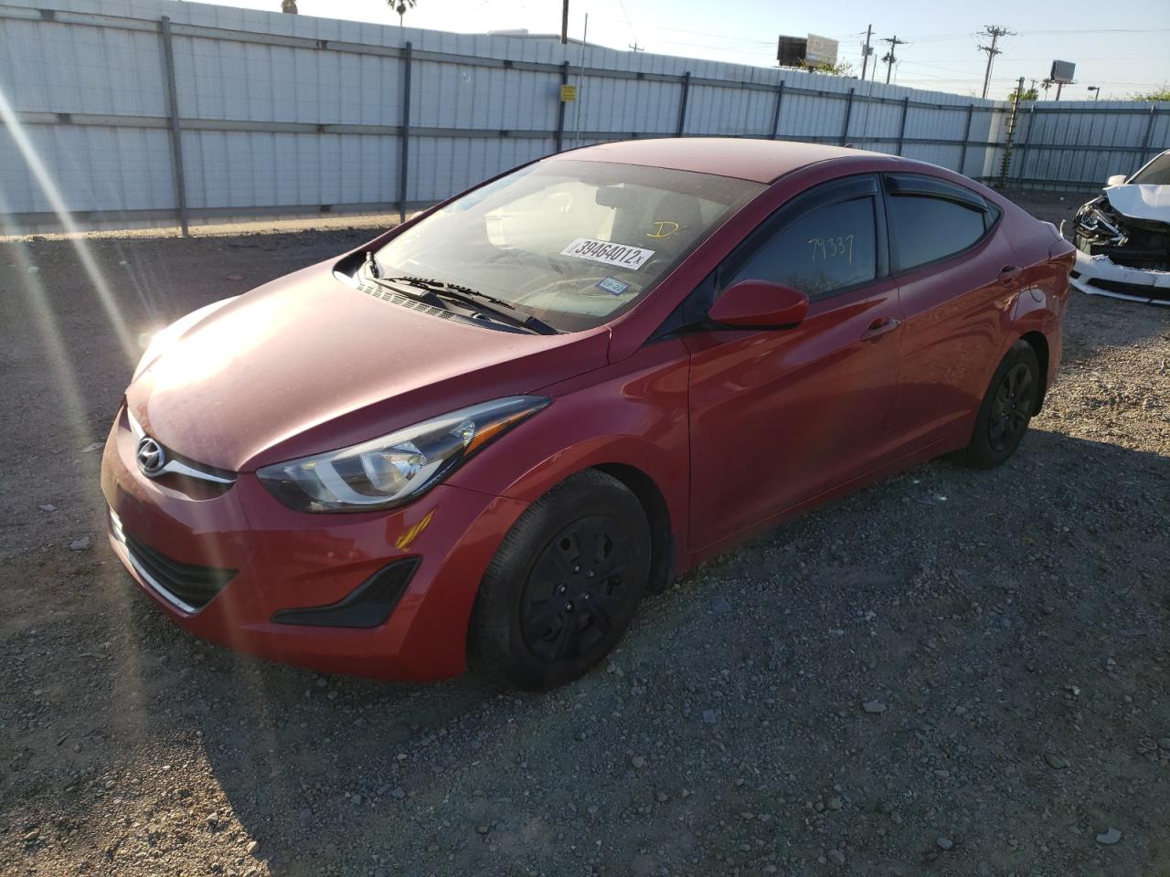 Photo 2 from auction – 2016 HYUNDAI ELANTRA with VIN KMHDH4AE8GU547687