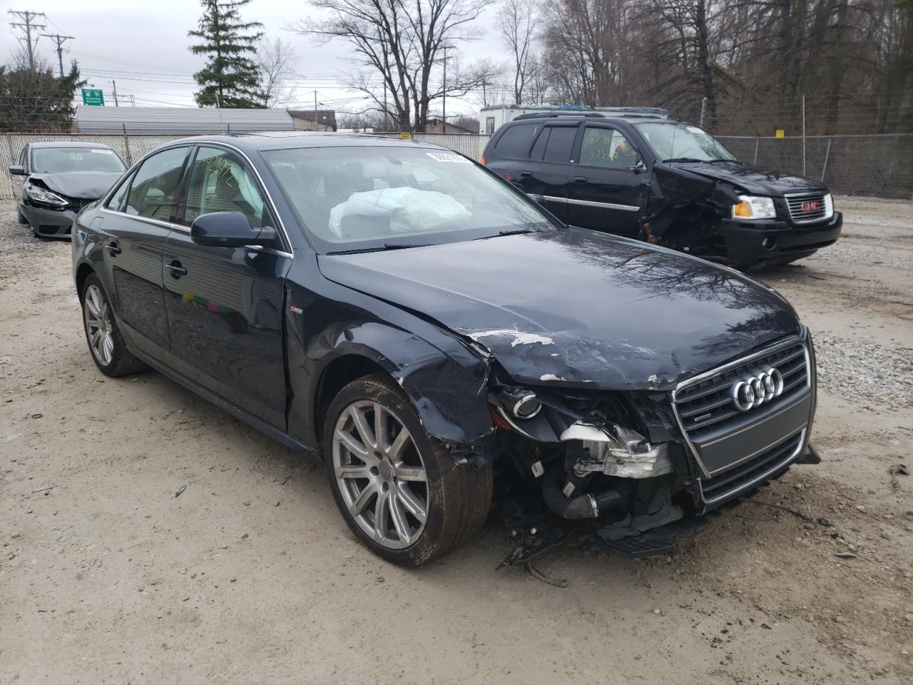 AUDI A4 2012 with VIN WAUFFAFLXCN015125 - Photo from auction