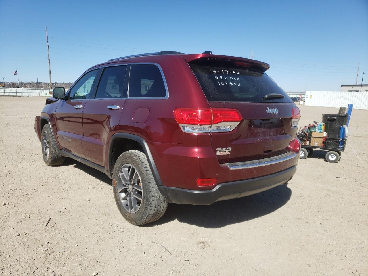 Photo 3 from auction – 2017 JEEP GRAND CHER with VIN 1C4RJFBG8HC830642