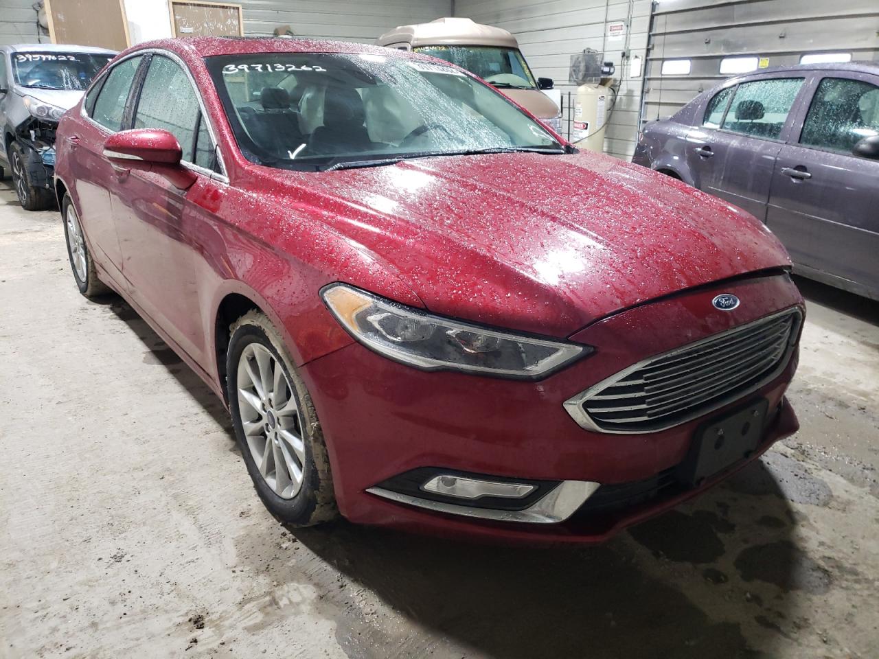 FORD FUSION 2017 with VIN 3FA6P0HD5HR367734 - Photo from auction