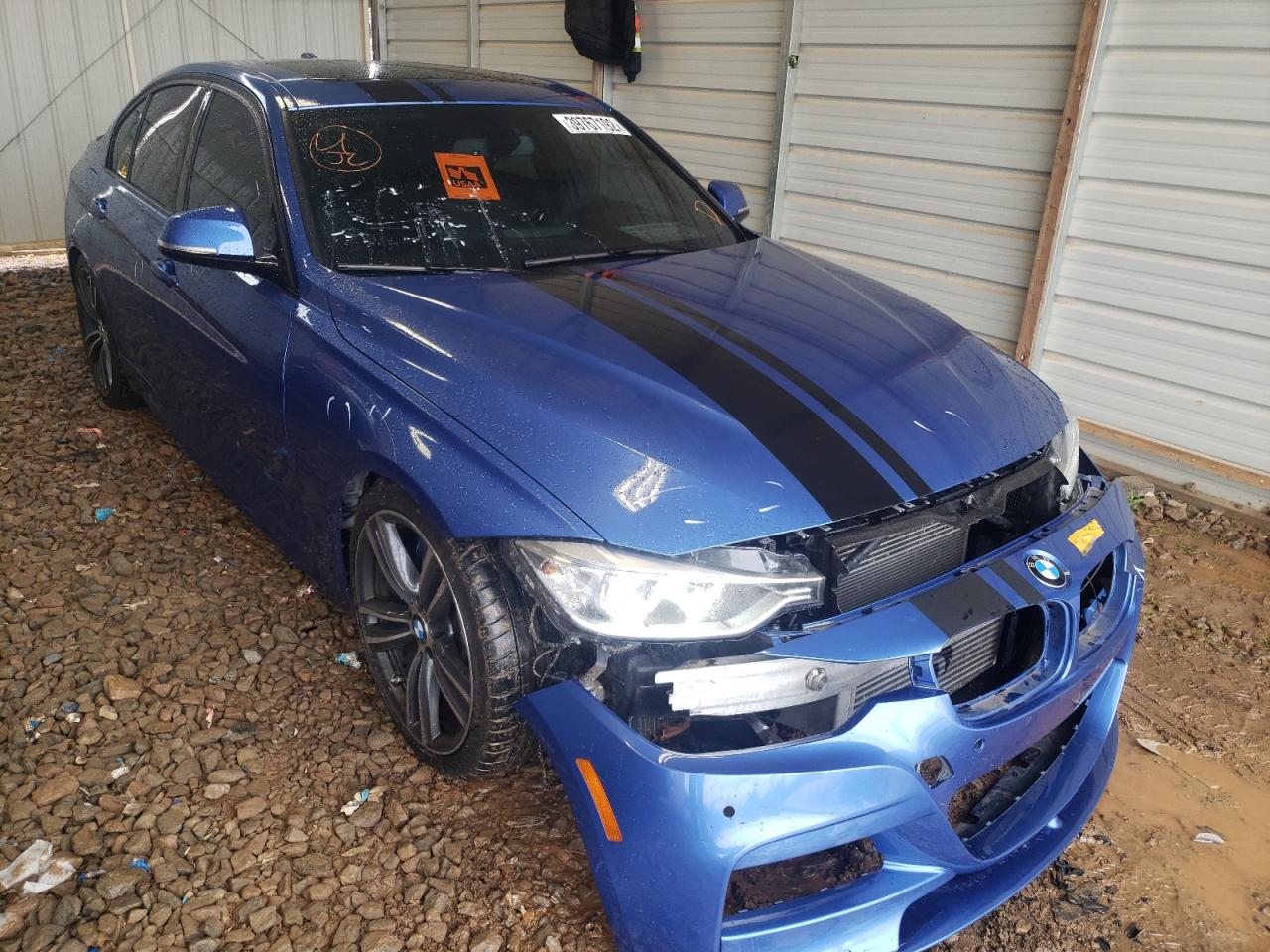 BMW 335 I 2015 with VIN WBA3A9C57FKW74484 - Photo from auction