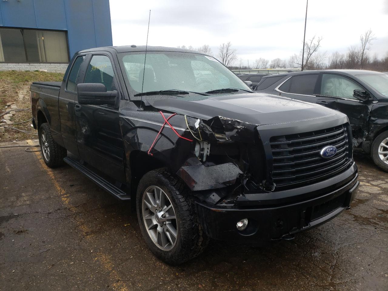 FORD F150 SUPER 2014 with VIN 1FTFX1EFXEFD07673 - Photo from auction