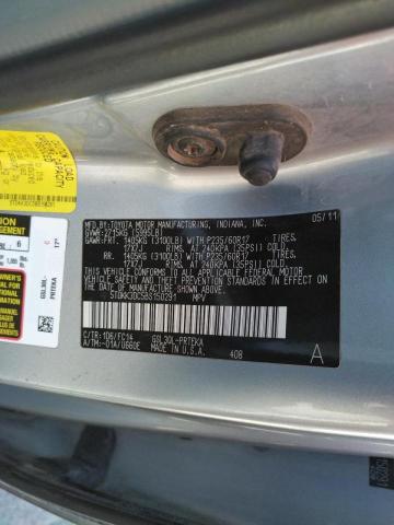 Photo 10 from auction – 2011 TOYOTA SIENNA LE with VIN 5TDKK3DC5BS150291