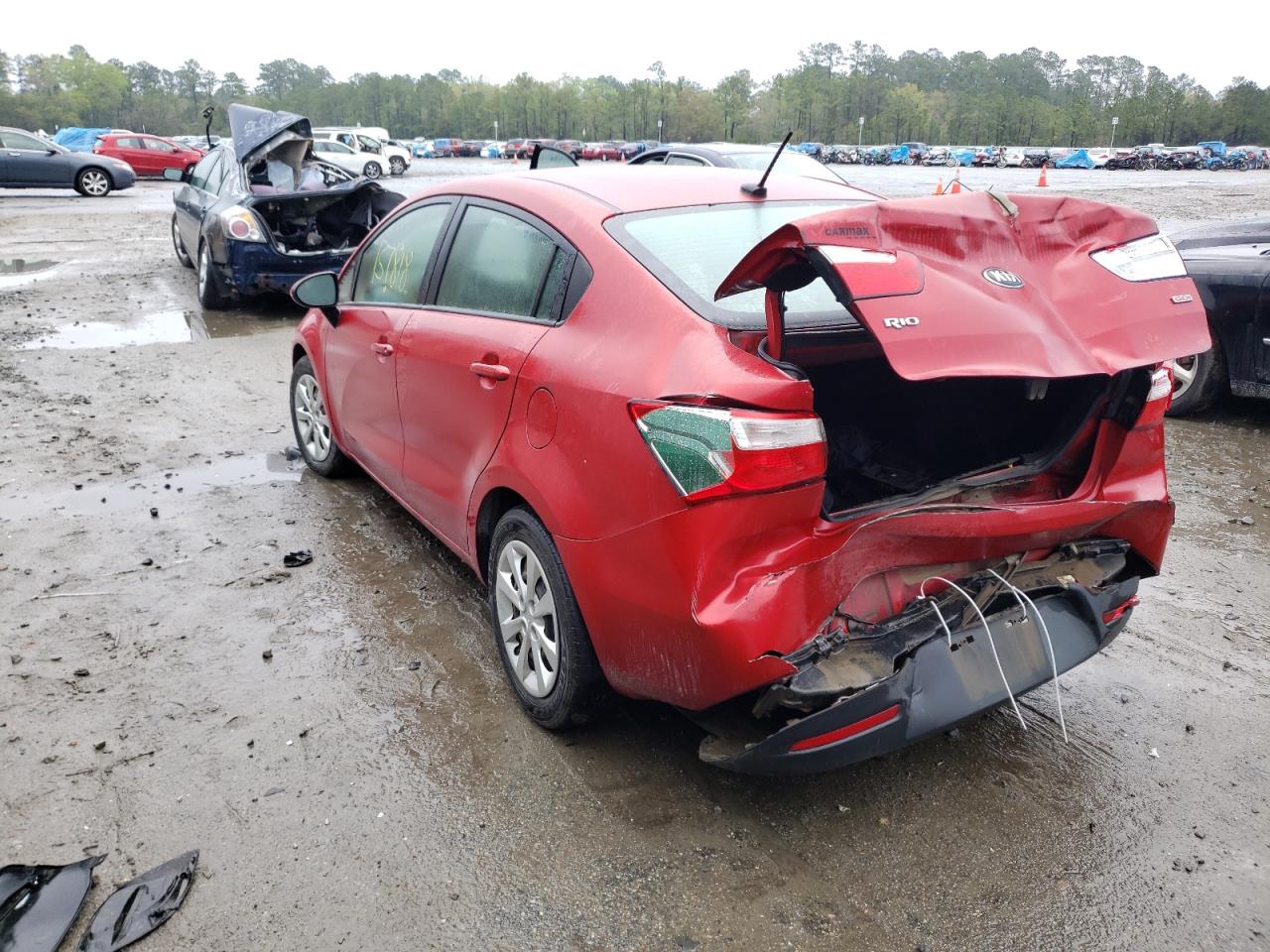 Photo 3 from auction – 2015 KIA RIO LX with VIN KNADM4A3XF6527651